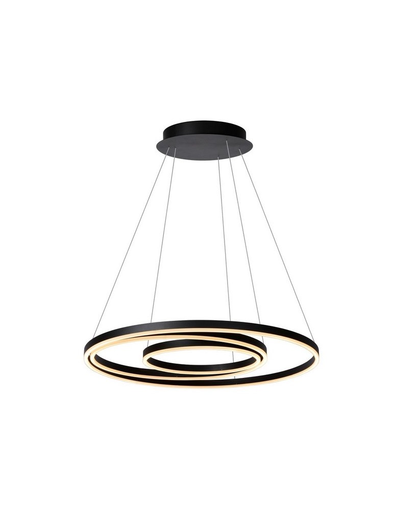 LED pendant lamps - Lucide TRINITI LED pendant black white 46402/99/30 - product kolory-swiatla.pl 1