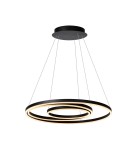 LED pendant lamps - Lucide TRINITI LED pendant black white 46402/99/30 - product 2