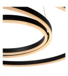 LED pendant lamps - Lucide TRINITI LED pendant black white 46402/99/30 - product 7