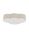 View TK Lighting CLOUD LINEN CEILING LAMP 4 4336