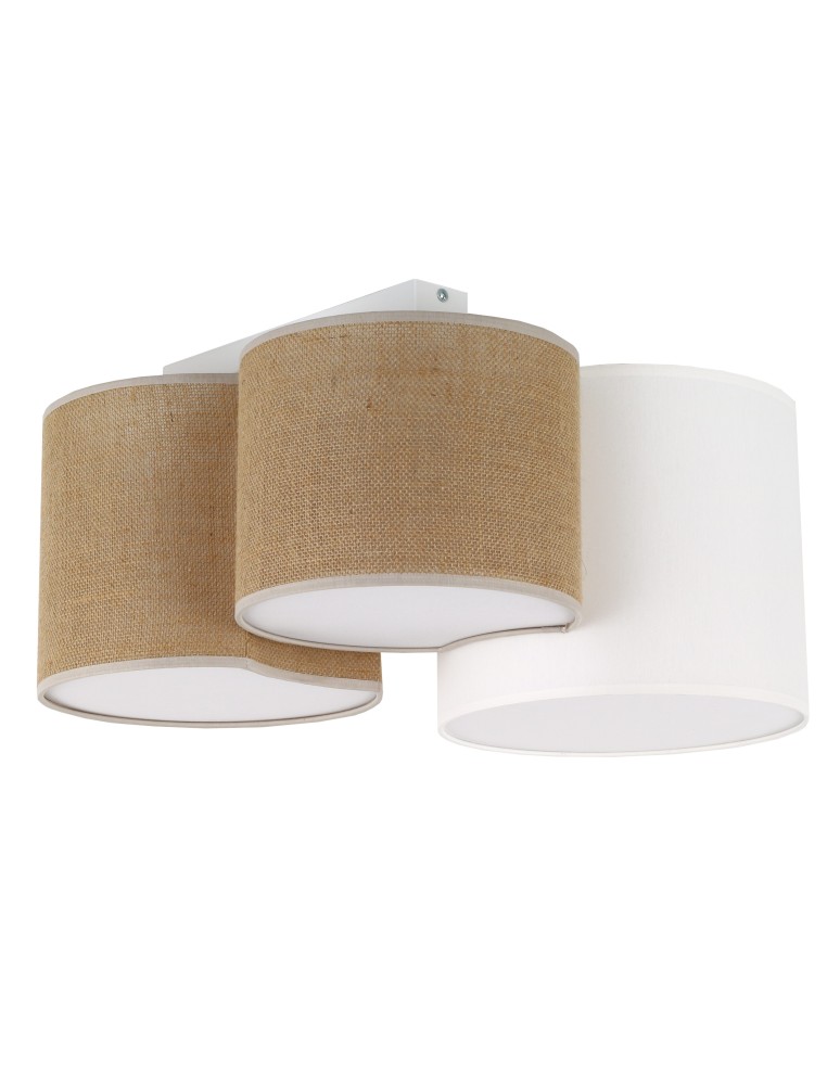 TK Lighting MONA JUTA LAMPA SUFITOWA 3 5907