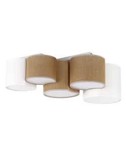 TK Lighting MONA JUTA LAMPA SUFITOWA 5 5909