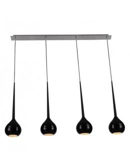 Azzardo AGA 4 BLACK 4xE14 Wisząca Czarny AZ1067