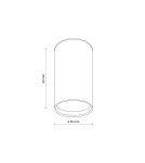 TK Lighting TOP BROWN 1 PUNKTOWA 5733