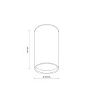 TK Lighting TOP WHITE 1 PUNKTOWA 5766