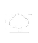 TK Lighting CLOUD LINEN LAMPA SUFITOWA 2 10006