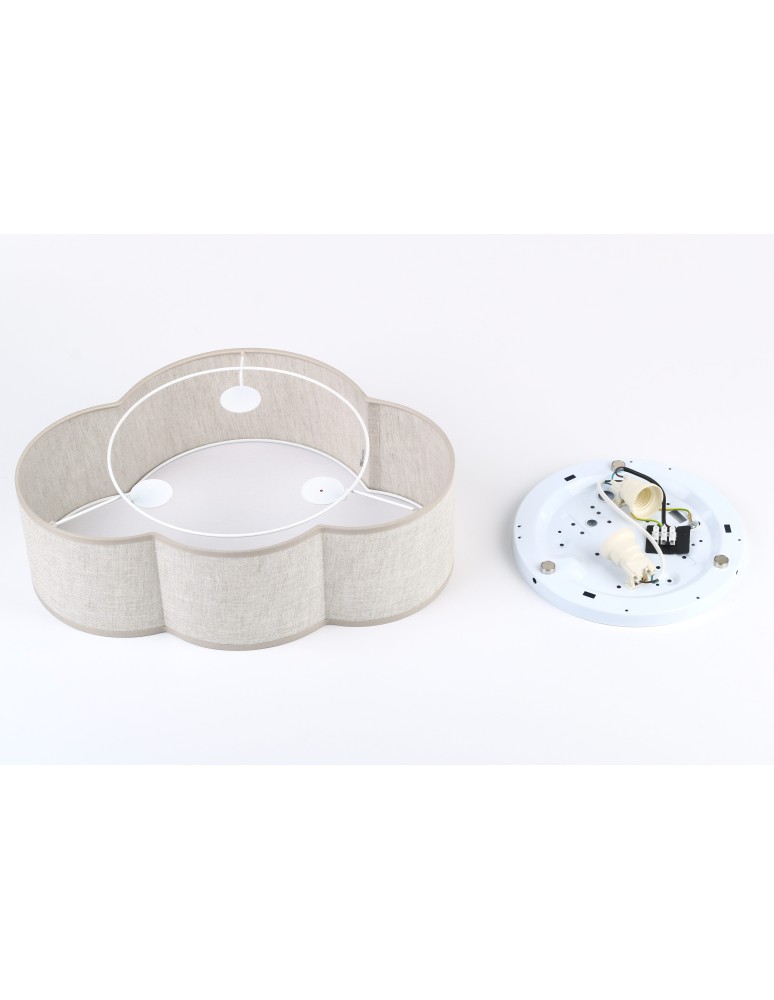 TK Lighting CLOUD LINEN LAMPA SUFITOWA 2 10006
