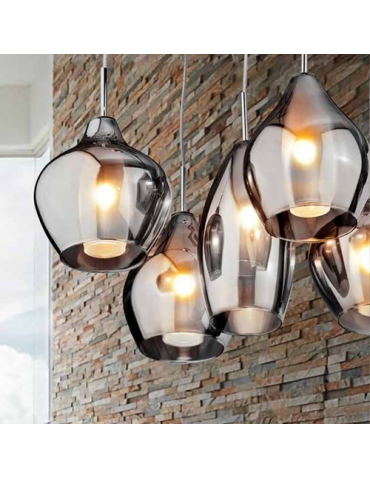 Azzardo AMBER MILANO 5 CHROME 5xG9 Wisząca Chrom AZ0722 - produkt 2