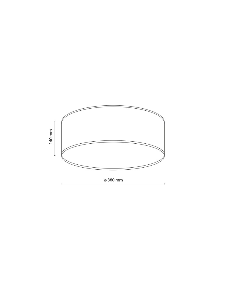 TK Lighting NICOLA YELLOW LAMPA SUFITOWA 380 10154