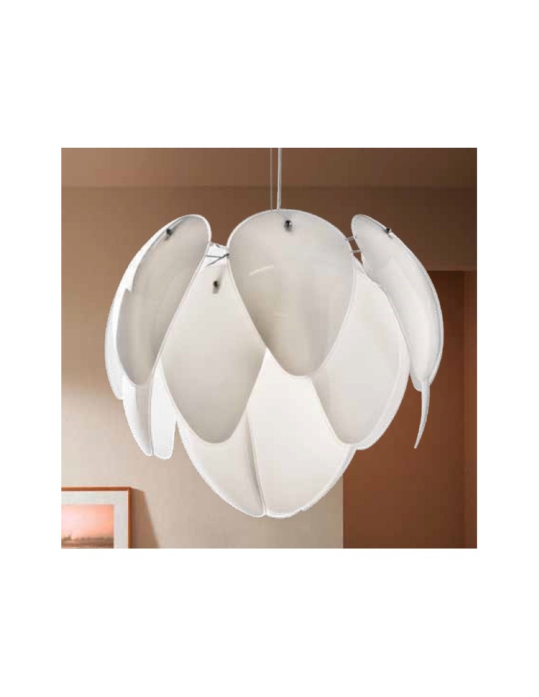 Pendant lamps - Azzardo ANTIRES WHITE 5xE27 Pendant White AZ0472 - product kolory-swiatla.pl 3