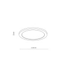 TK Lighting AQUA WOOD BUK 325 24W LED 18004