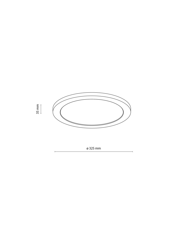 TK Lighting AQUA WOOD BUK 325 24W LED 18004