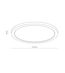 TK Lighting AQUA WOOD BUK 500 45W LED 18008