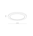 TK Lighting AQUA WOOD BUK 400 36W LED 18011