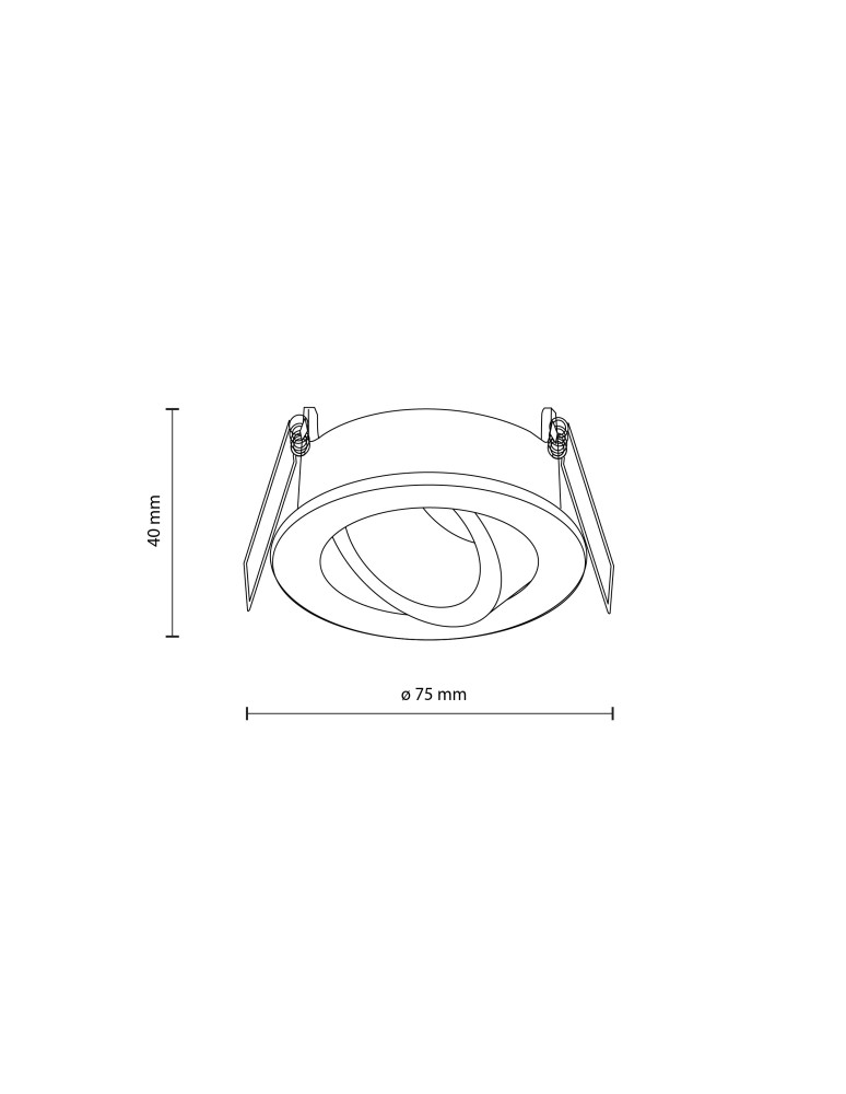 TK Lighting AURA WHITE GU10 10572 TK Lighting AURA WHITE GU10 10572