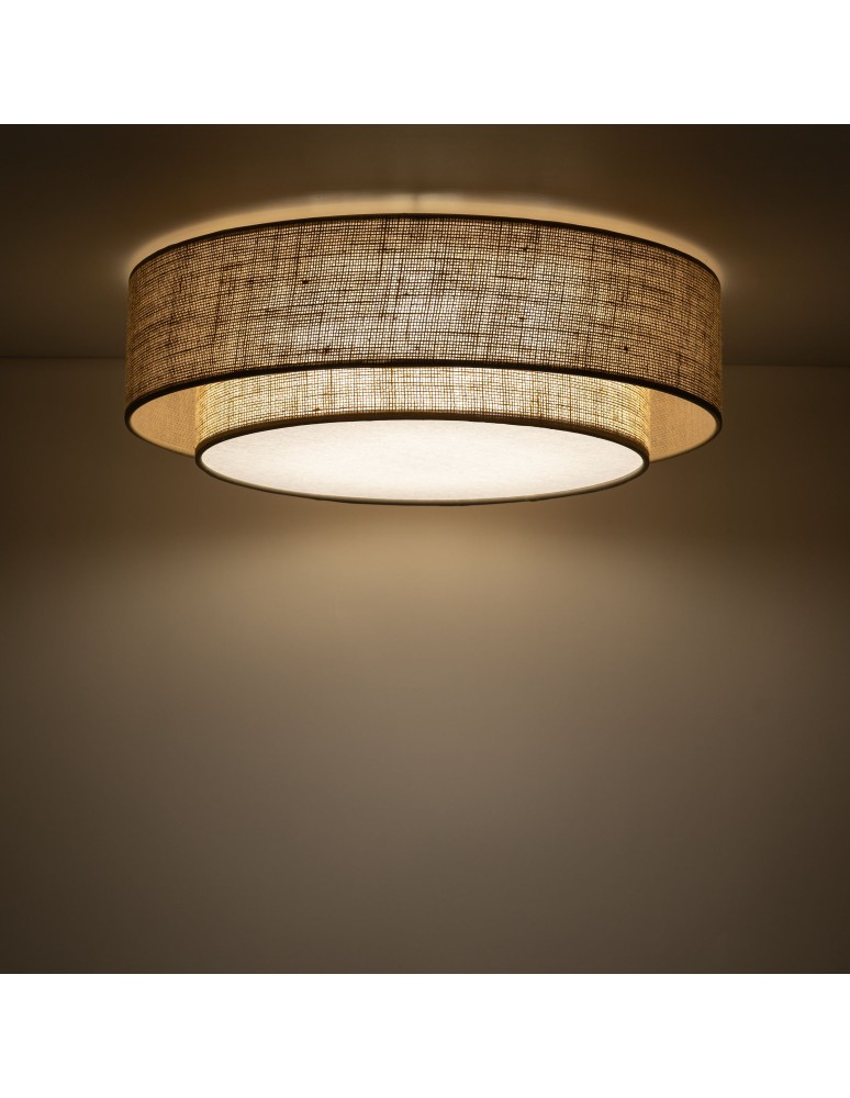 TK Lighting CALISTO JUTA LAMPA SUFITOWA 4  500 11046