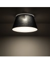 View TK Lighting FORMO BLACK CEILING LAMP 2XE27  380 11206