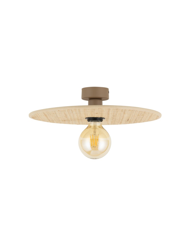 TK Lighting CALMA SABIA RAFIA PLAFON 380 1XE27 11350