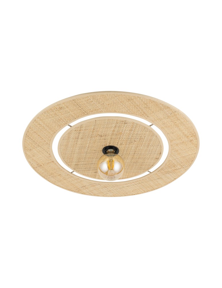 TK Lighting CALMA SABIA RAFIA PLAFON 600 1XE27 11351