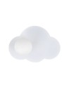 View TK Lighting CLOUD NEW WHITE WALL LIGHT 1XG9 11267
