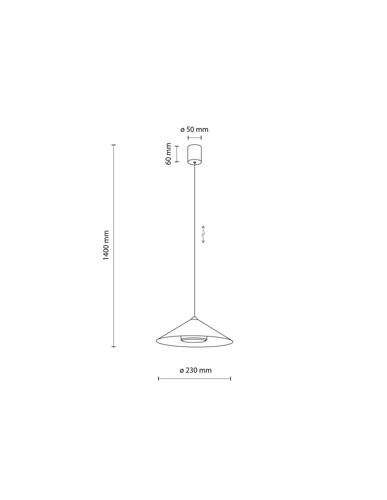 TK Lighting LUME S KASZMIR LAMPA WISZĄCA 1XGX53 11279