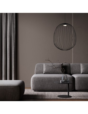 TK Lighting SPHERA L BLACK LAMPA WISZĄCA 1XGX53 11301 - product 2