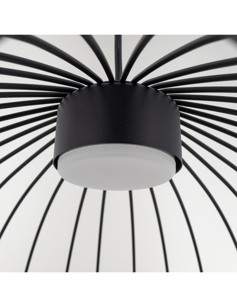 TK Lighting SPHERA L BLACK LAMPA WISZĄCA 1XGX53 11301