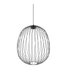 TK Lighting SPHERA L BLACK LAMPA WISZĄCA 1XGX53 11301