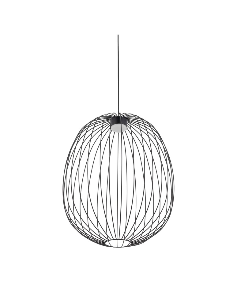 TK Lighting SPHERA L BLACK LAMPA WISZĄCA 1XGX53 11301