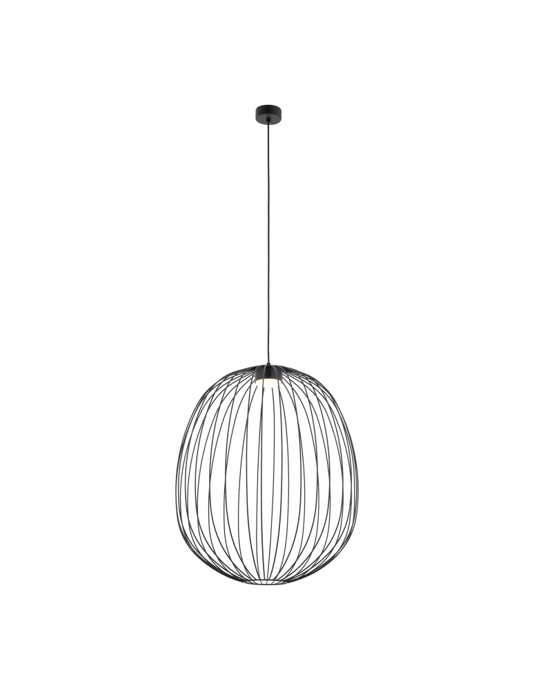 TK Lighting SPHERA L BLACK LAMPA WISZĄCA 1XGX53 11301