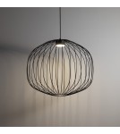 TK Lighting SPHERA M BLACK LAMPA WISZĄCA 1XGX53 11304