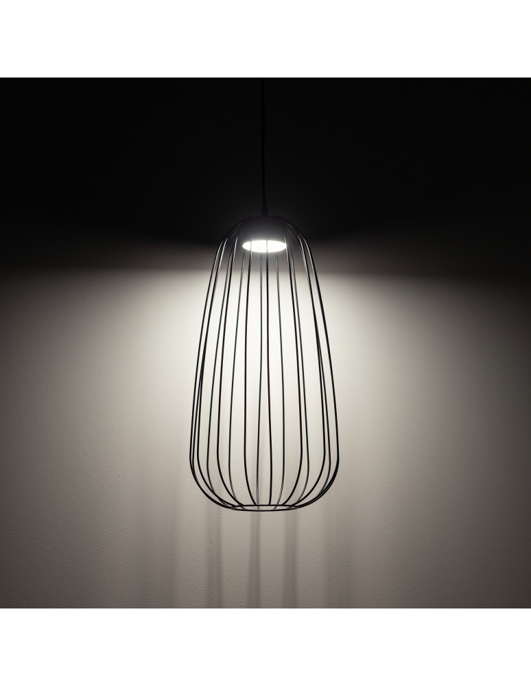 TK Lighting SPHERA S BLACK LAMPA WISZĄCA 1XGX53 11307