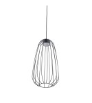 TK Lighting SPHERA S BLACK LAMPA WISZĄCA 1XGX53 11307