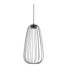 TK Lighting SPHERA S BLACK LAMPA WISZĄCA 1XGX53 11307