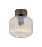 TK Lighting SALVIA BROWN LAMPA SUFITOWA 1XE14 11358