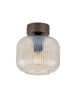 TK Lighting SALVIA BROWN LAMPA SUFITOWA 1XE14 11358