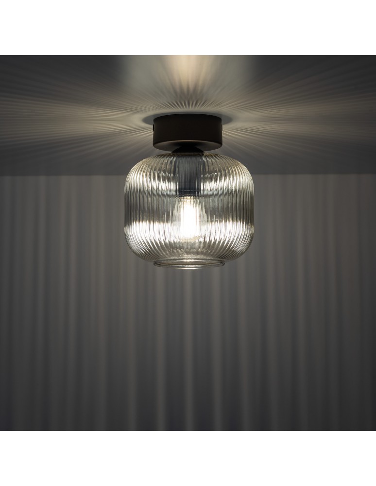 TK Lighting SALVIA BROWN LAMPA SUFITOWA 1XE14 11358