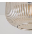 TK Lighting SALVIA BROWN LAMPA SUFITOWA 1XE14 11358