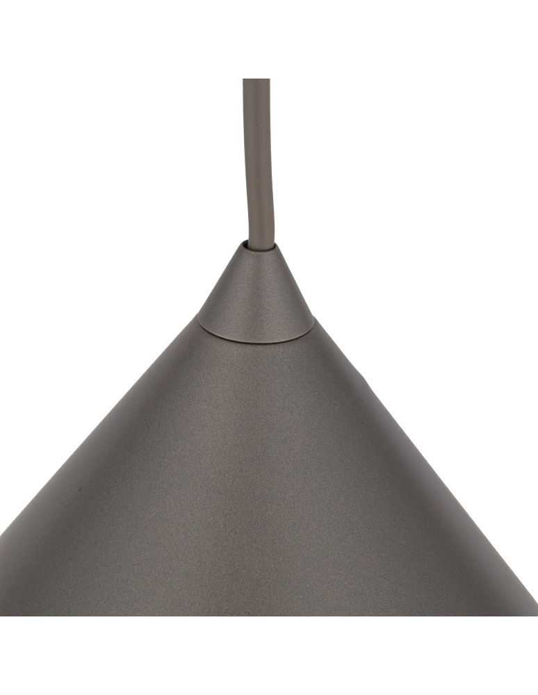 TK Lighting CONO S NEW BROWN LAMPA WISZĄCA 1XE27 11375