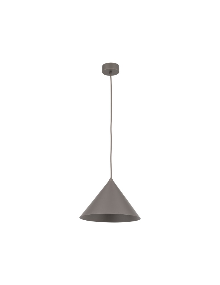 TK Lighting CONO M NEW BROWN LAMPA WISZĄCA 1XE27 11376