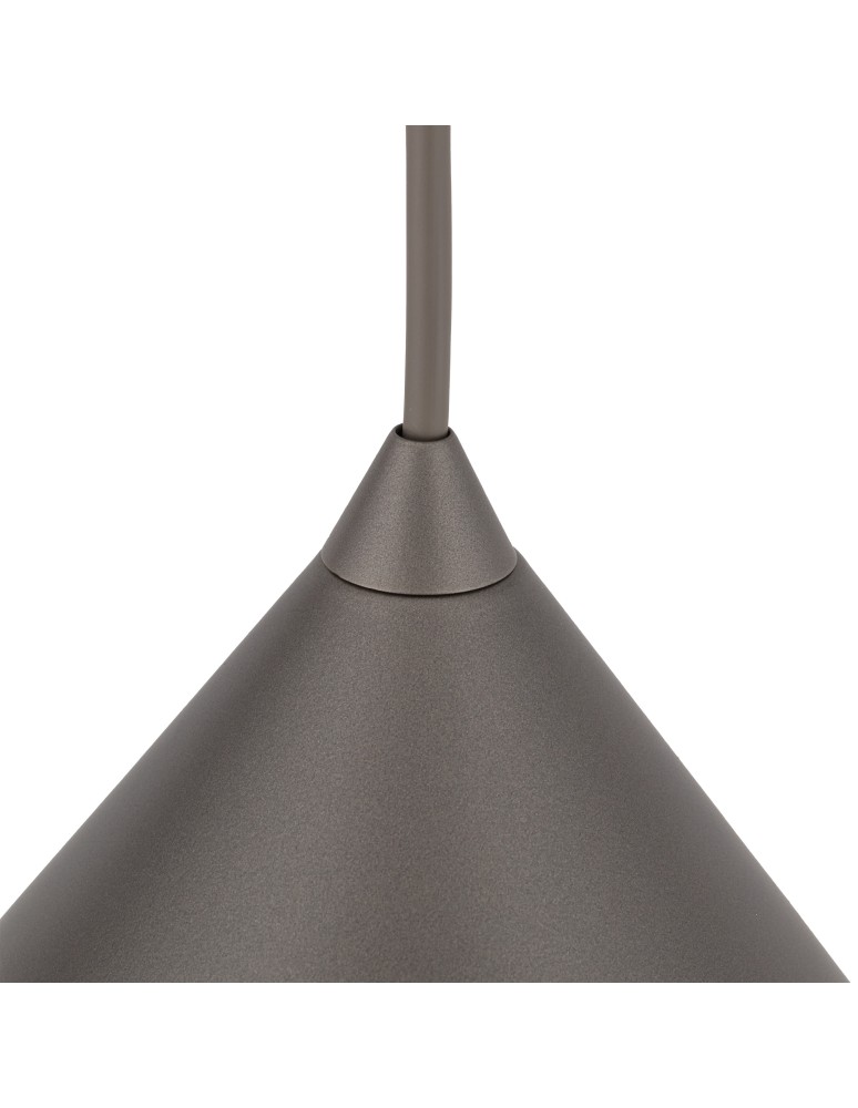 TK Lighting CONO M NEW BROWN LAMPA WISZĄCA 1XE27 11376