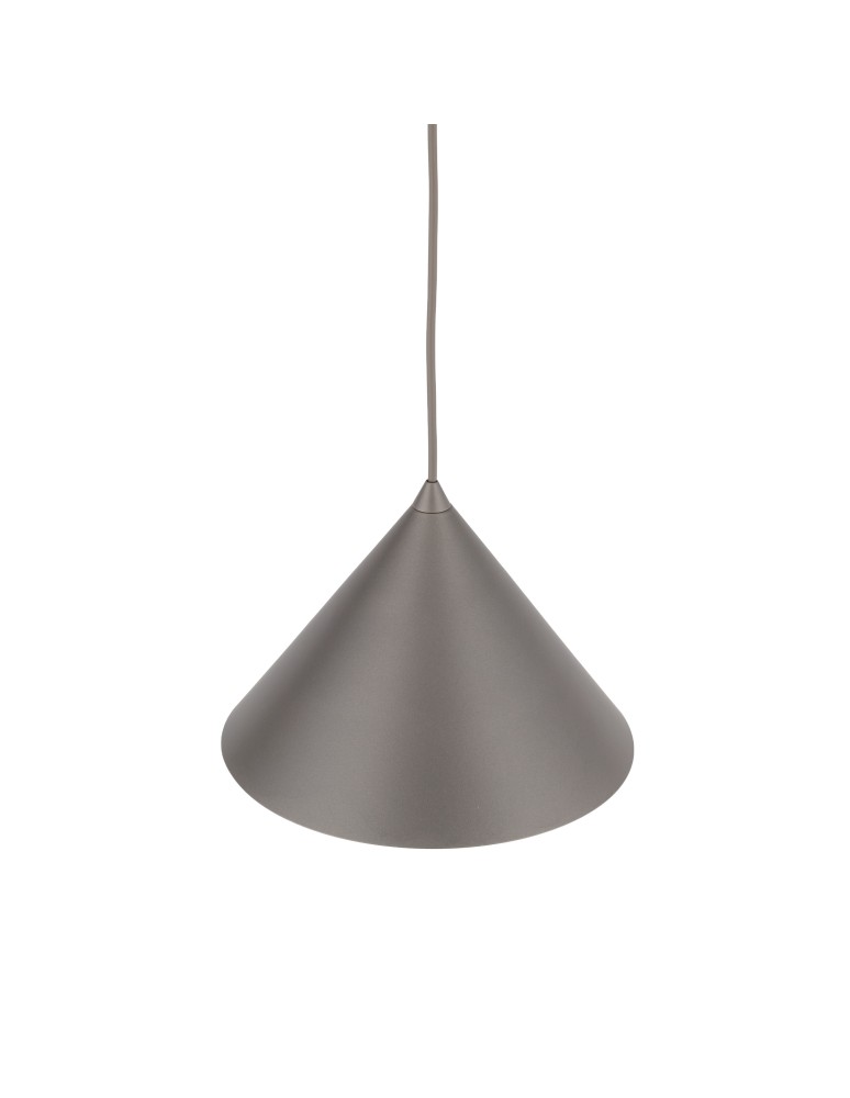 TK Lighting CONO M NEW BROWN LAMPA WISZĄCA 1XE27 11376