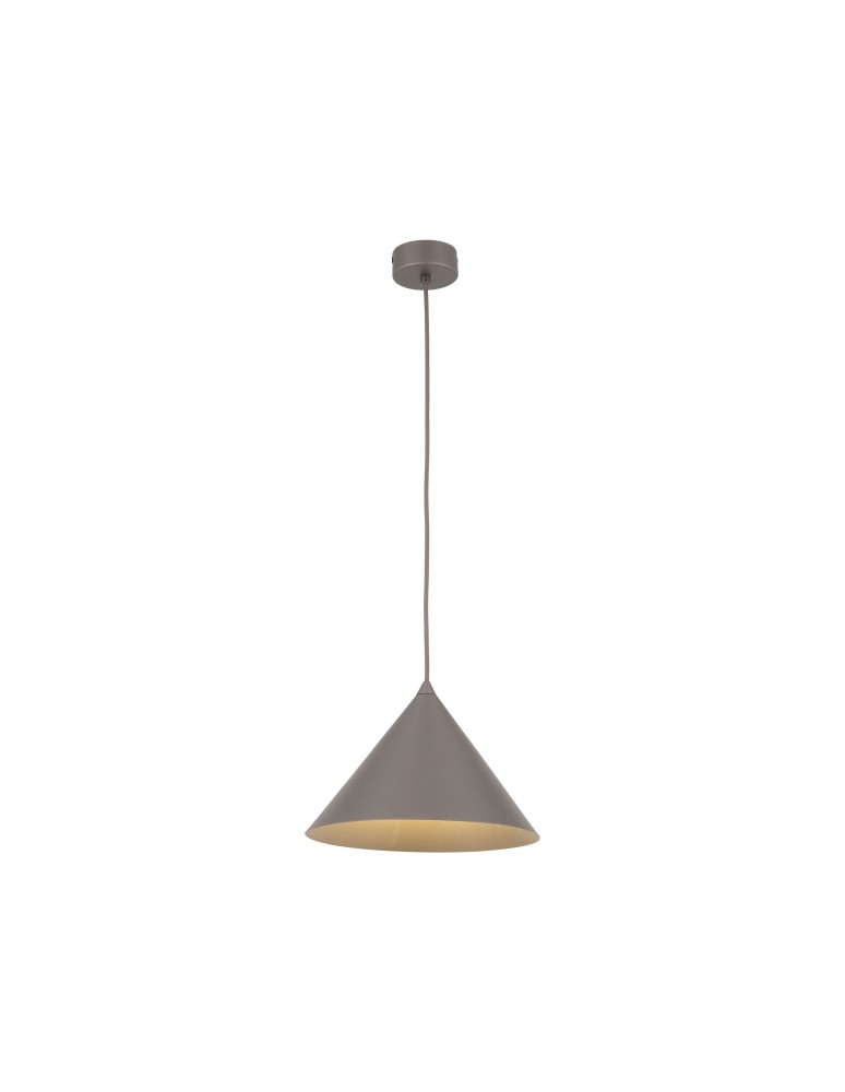 TK Lighting CONO M NEW BROWN LAMPA WISZĄCA 1XE27 11376