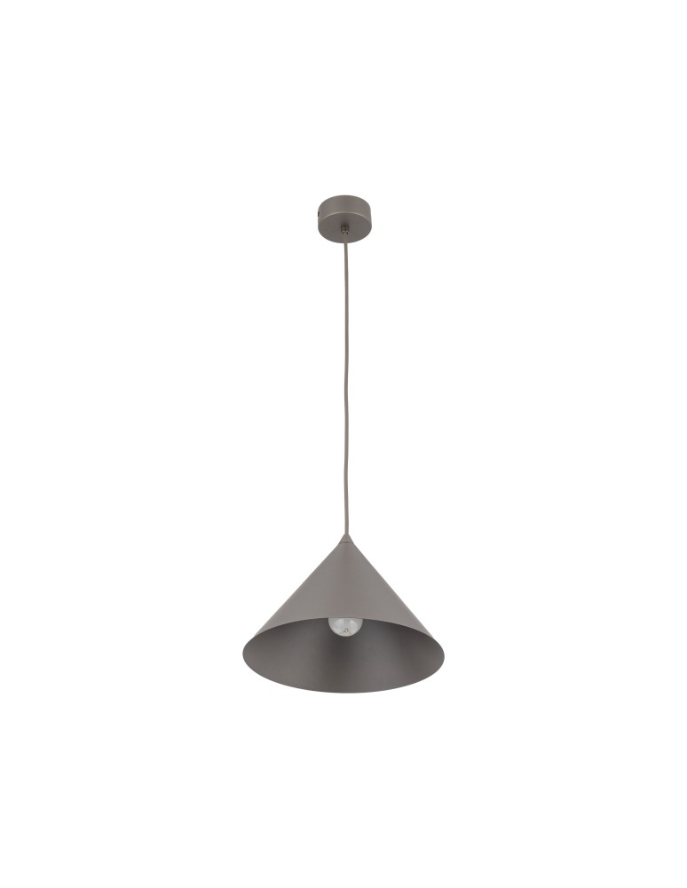 TK Lighting CONO M NEW BROWN LAMPA WISZĄCA 1XE27 11376