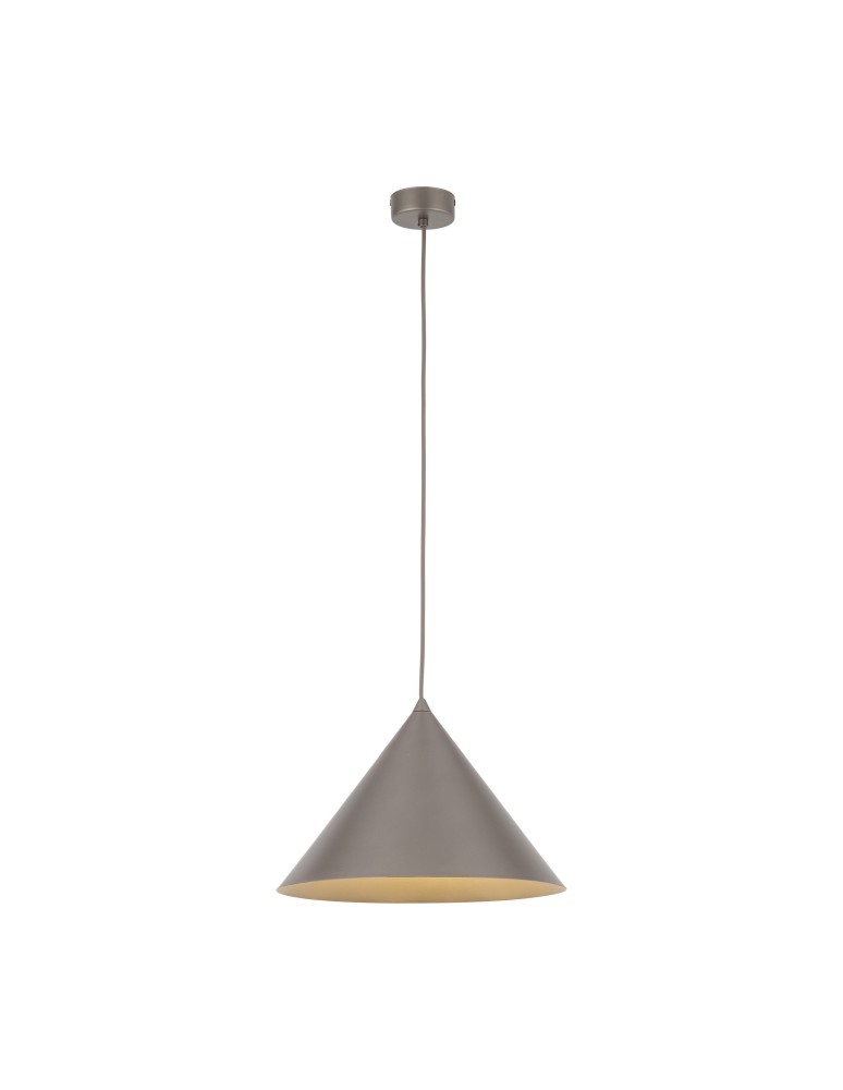 TK Lighting CONO L NEW BROWN LAMPA WISZĄCA 1XE27 11377