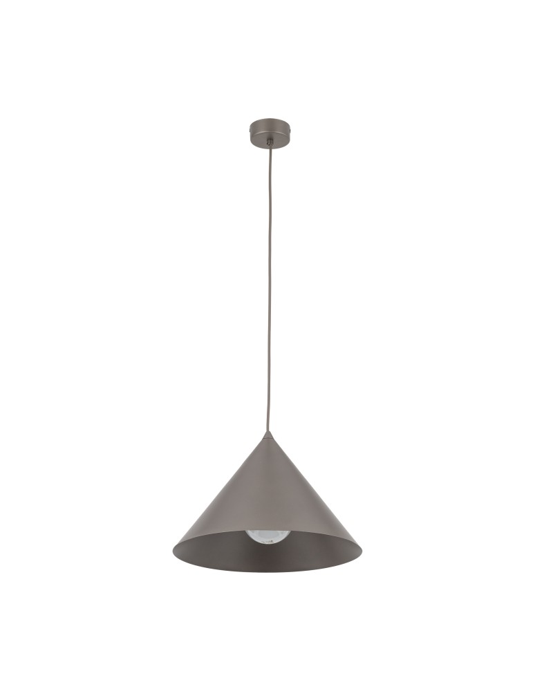 TK Lighting CONO L NEW BROWN LAMPA WISZĄCA 1XE27 11377
