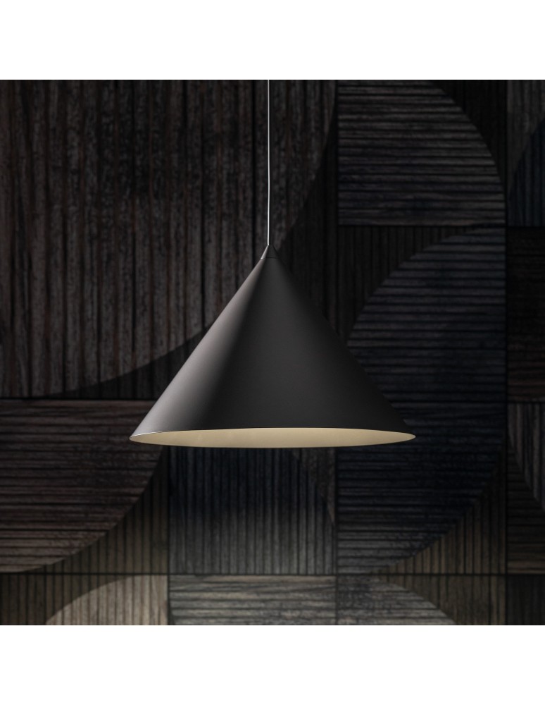 TK Lighting CONO XL NEW BROWN LAMPA WISZĄCA 1XE27 11378