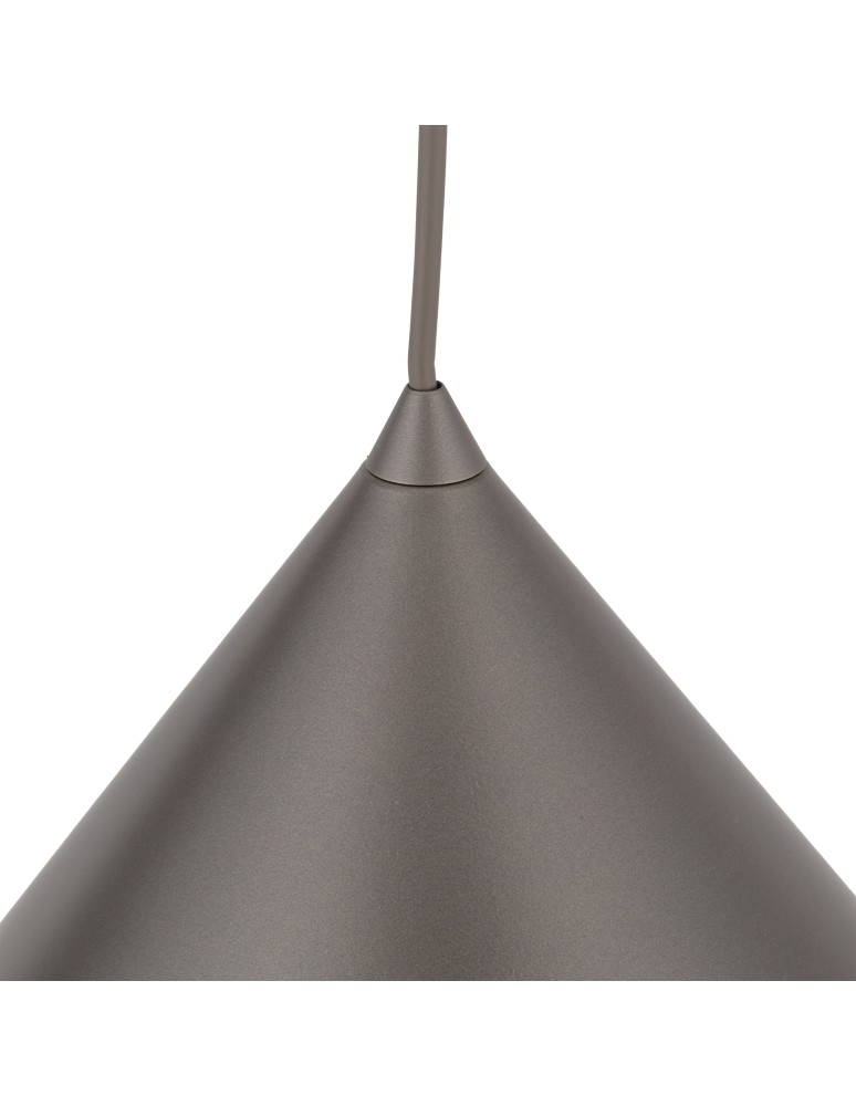 TK Lighting CONO XL NEW BROWN LAMPA WISZĄCA 1XE27 11378