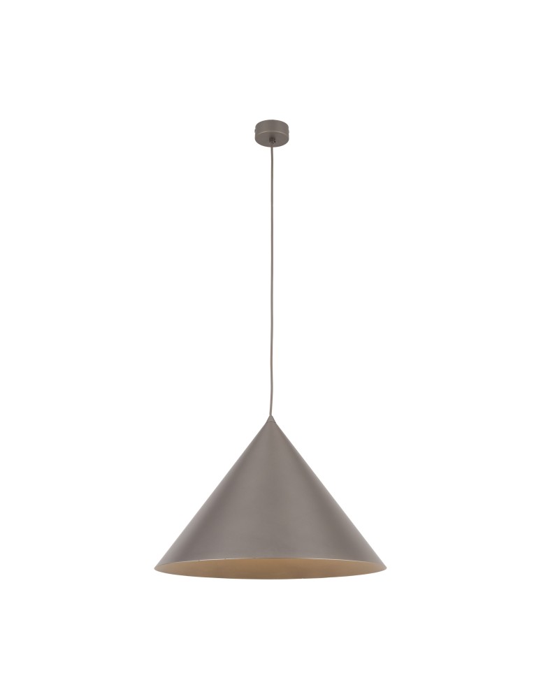 TK Lighting CONO XL NEW BROWN LAMPA WISZĄCA 1XE27 11378