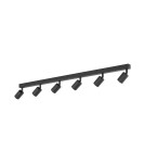 TK Lighting NEX BLACK LAMPA SUFITOWA 6XGU10 11370 TK Lighting NEX BLACK LAMPA SUFITOWA 6XGU10 11370